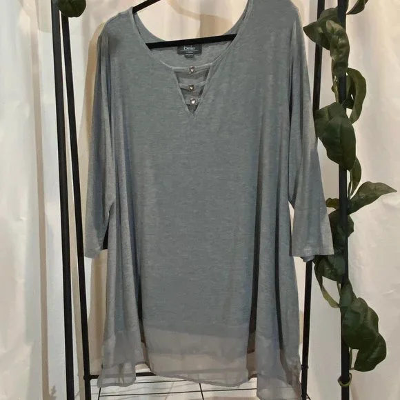 Belle By Belldini Tops Plus Size Long Tunic Top Poshmark